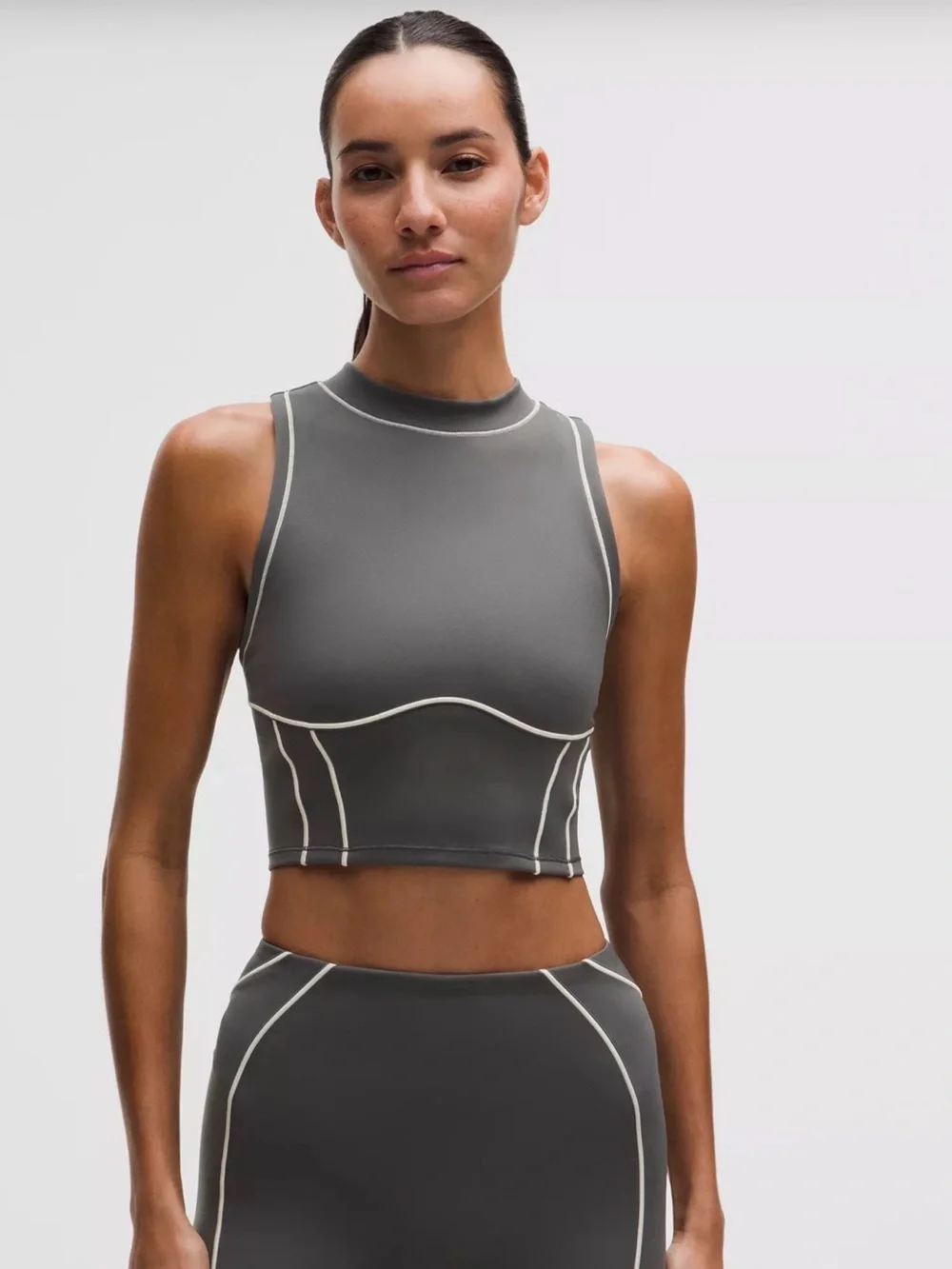 Lululemon Ultralu Contour-Seam Cropped Tank Top